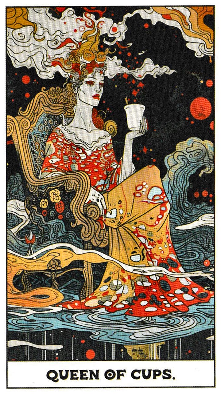 Королева Кубков — карта Таро